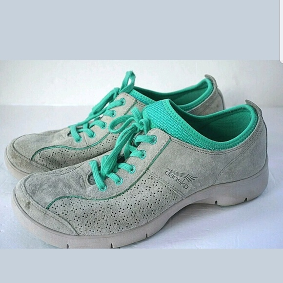 Dansko Shoes - Dansko Elise sneakers shoes gray mint 41 lace up